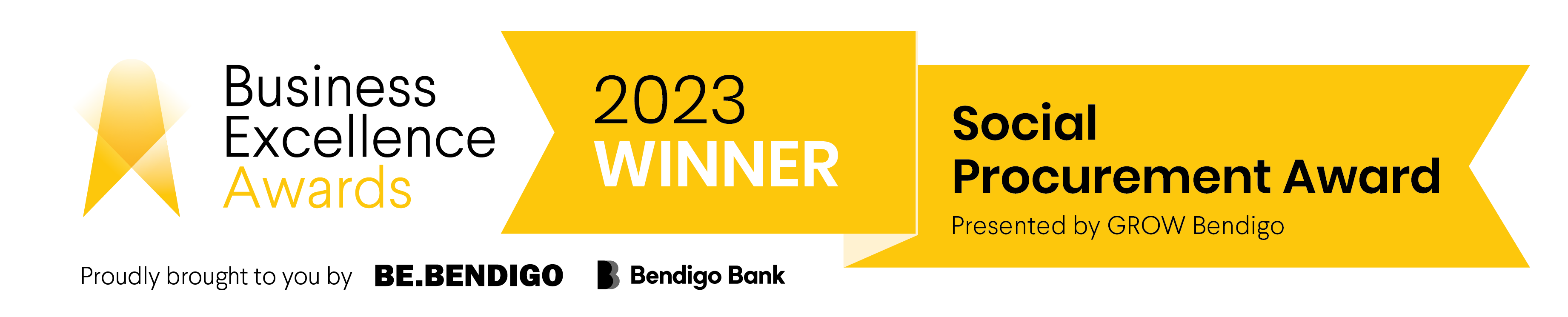 Be Bendigo award banner