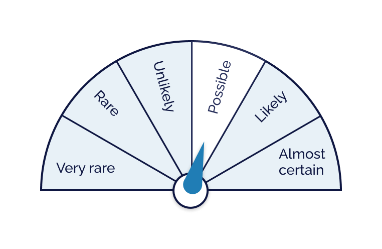 Likelihood indicator: possible